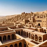 이라크 이슬람 사원  사마라 - **Prompt 1: The Grandeur of Abbasid Samarra**
    "An expansive, panoramic view of the ancient Abbas...