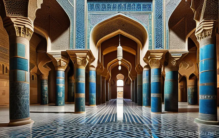 이라크 이슬람 사원  사마라 - **Prompt 2: The Iconic Malwiya Minaret**
    "A striking, low-angle shot of the magnificent Malwiya ...